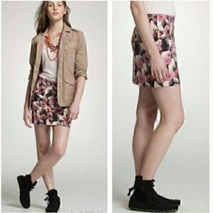 J Crew Womens Floral Potpourri Mini Skirt Size 4
